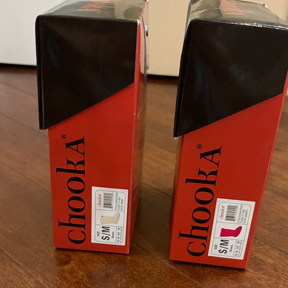 Chooka Cream and Pink Boot Liners (2 pairs) Brand New ✨ - Picture 5 of 5